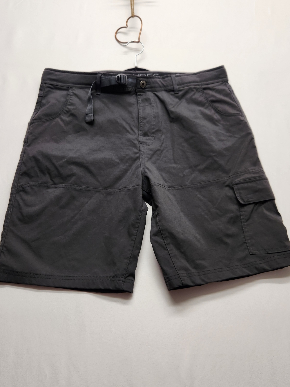 ⭐️Gerry Cargo Hiking Shorts Grey Mens 38 Belted Outdoor Gorpcore Tech Stretch